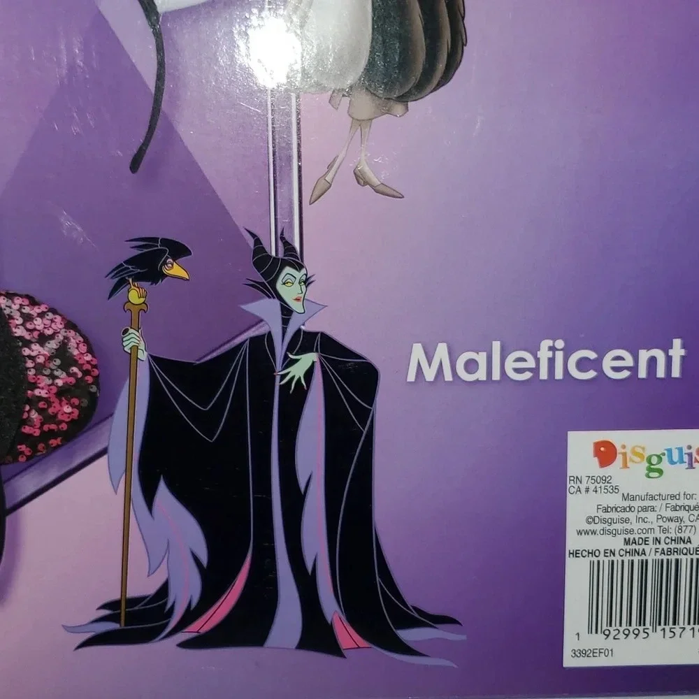 Exclusive 100th Anniversary Disney Villains 5 Piece Headband Ear Set NWT